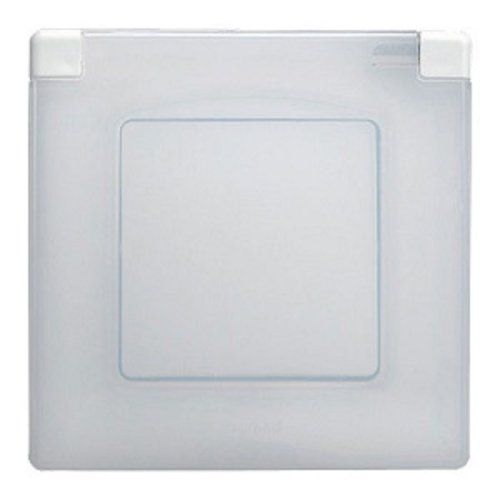 Рамка горизонтальная Legrand Etika 1-м. крышка IP44 белый картинка